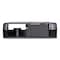 San Jamar Twin 9" JBT Toilet Tissue Dispenser, Oceans, 19 x 5 1/4 x 12, Black Pearl R4090TBK - alternate 4